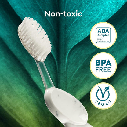 Big Brush BPA Free & ADA Accepted Toothbrush Designed to Improve Gum Health & Reduce Gum Issues - Right Hand - Midnight Sky/ Marble/ Soda Pop Eco Grind - 3 Count (Pack of 1)
