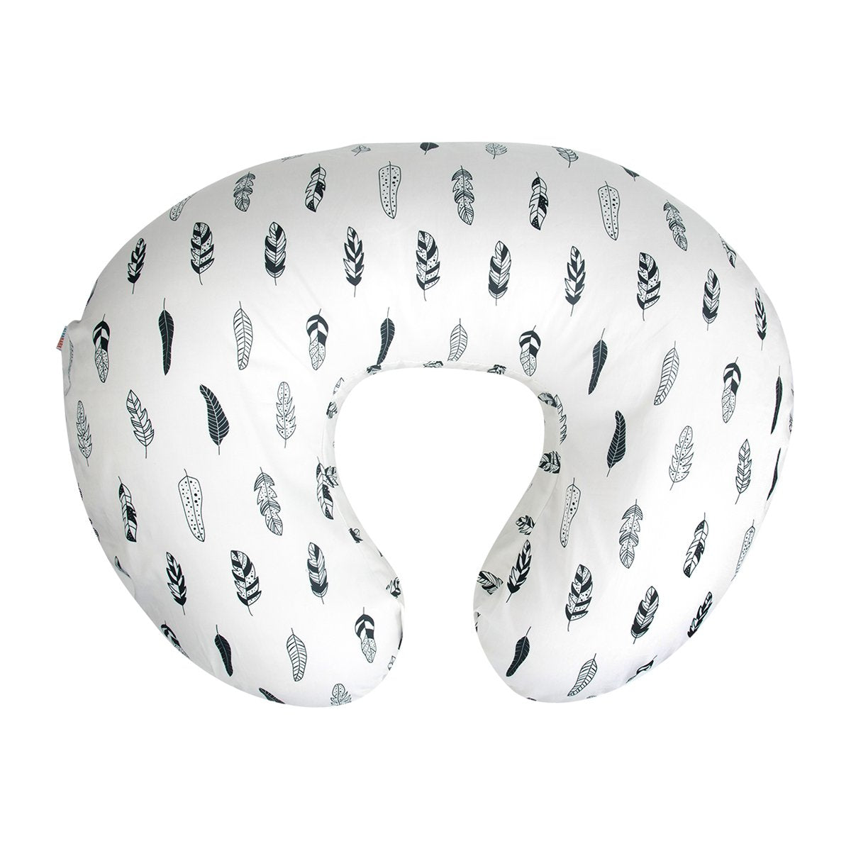 BABY Nursing Pillow Cover Slipcover,Soft and Comfortable,Feathers Design,Maternity Breastfeeding Newborn Infant Feeding Cushion Cover ZT01